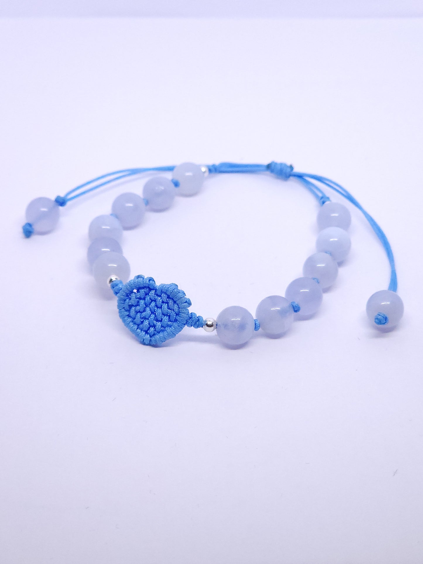 Macrame Heart Bracelet