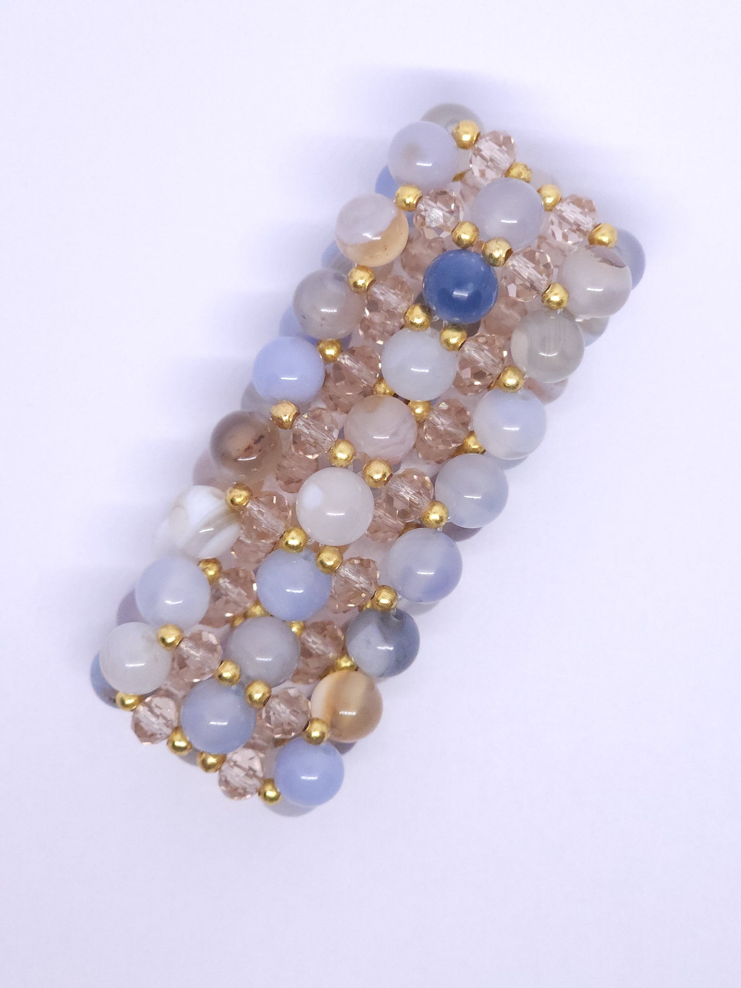 5-Layer Blue Lace Agate Bracelet