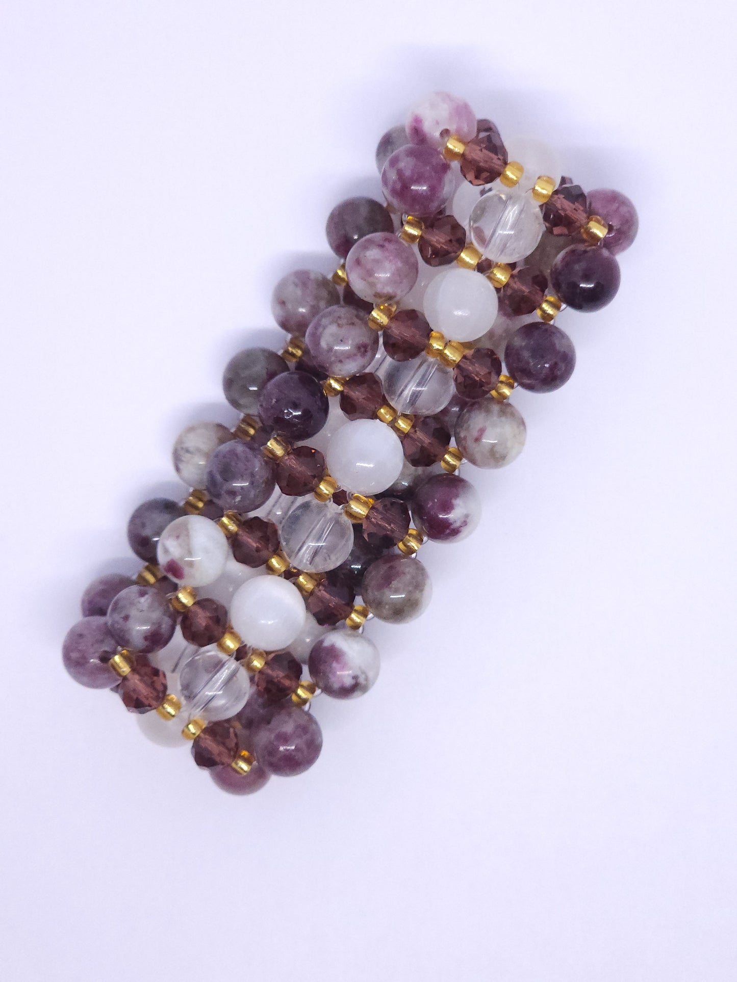 5-Layer Plum Blossom Tourmaline Bracelet