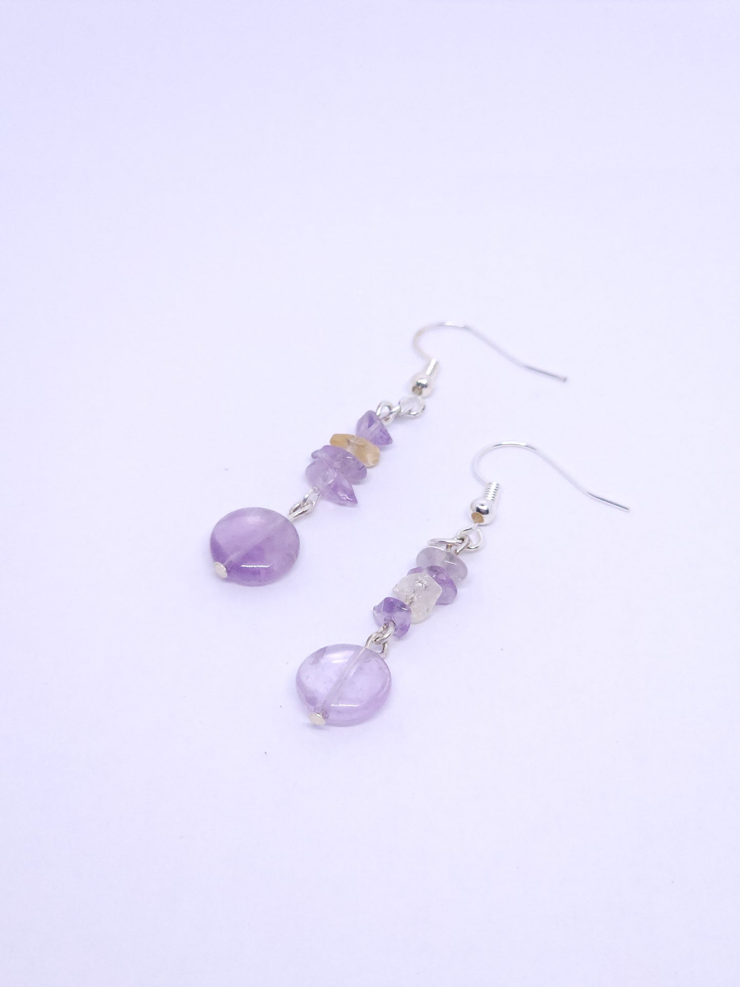 Lavender Amethyst & Ametrine Earrings