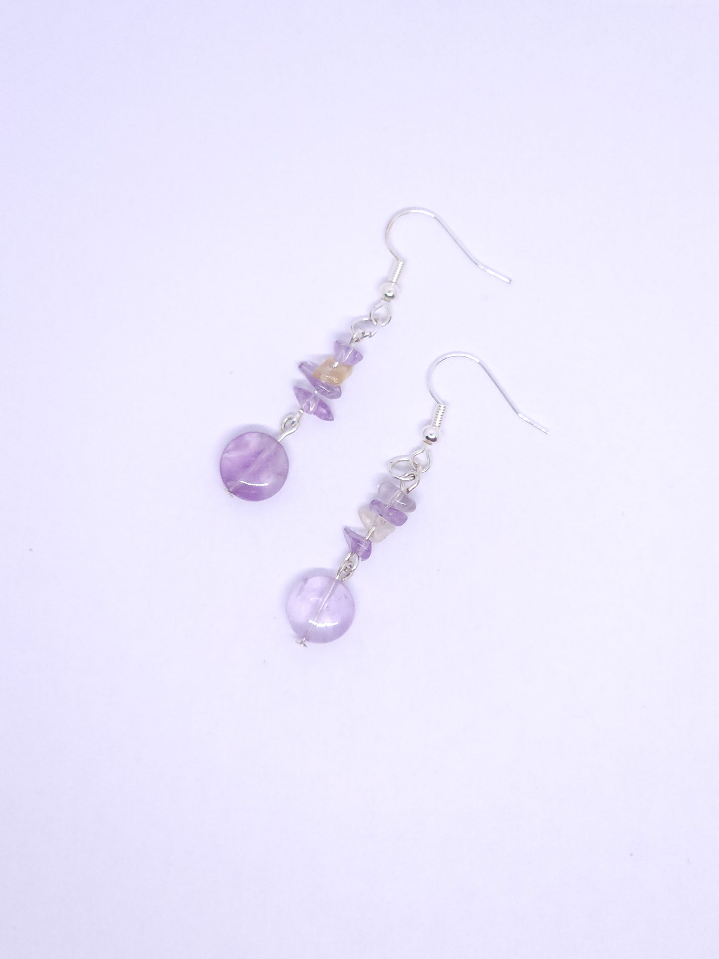 Lavender Amethyst & Ametrine Earrings