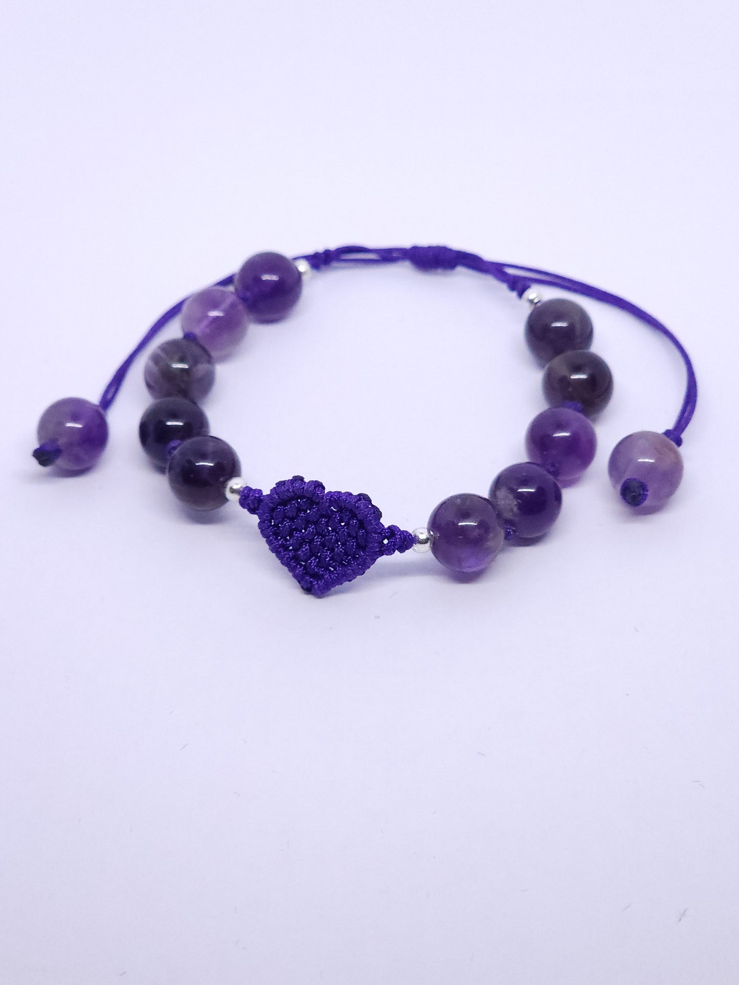 Macrame Heart Bracelet