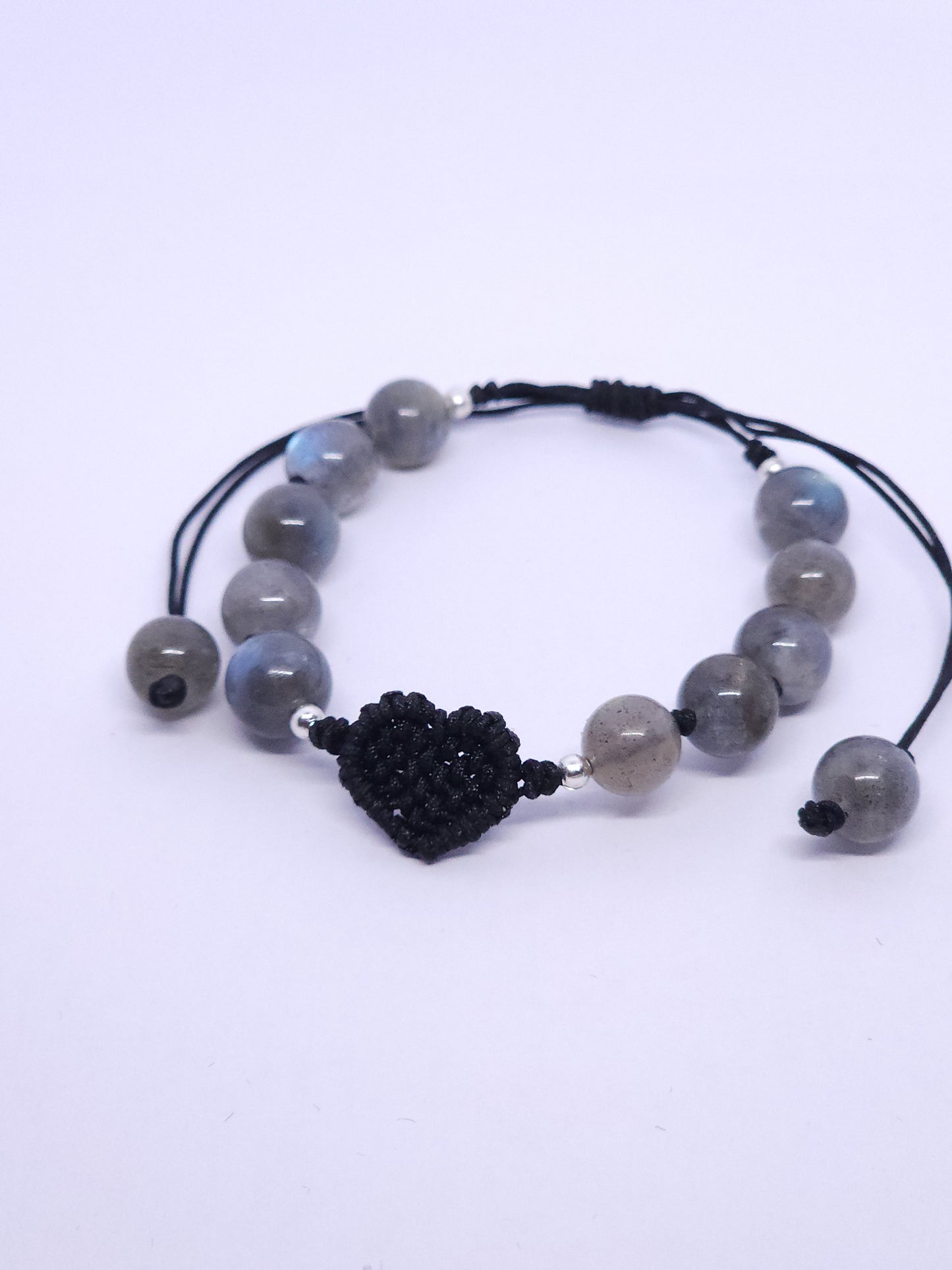 Macrame Heart Bracelet