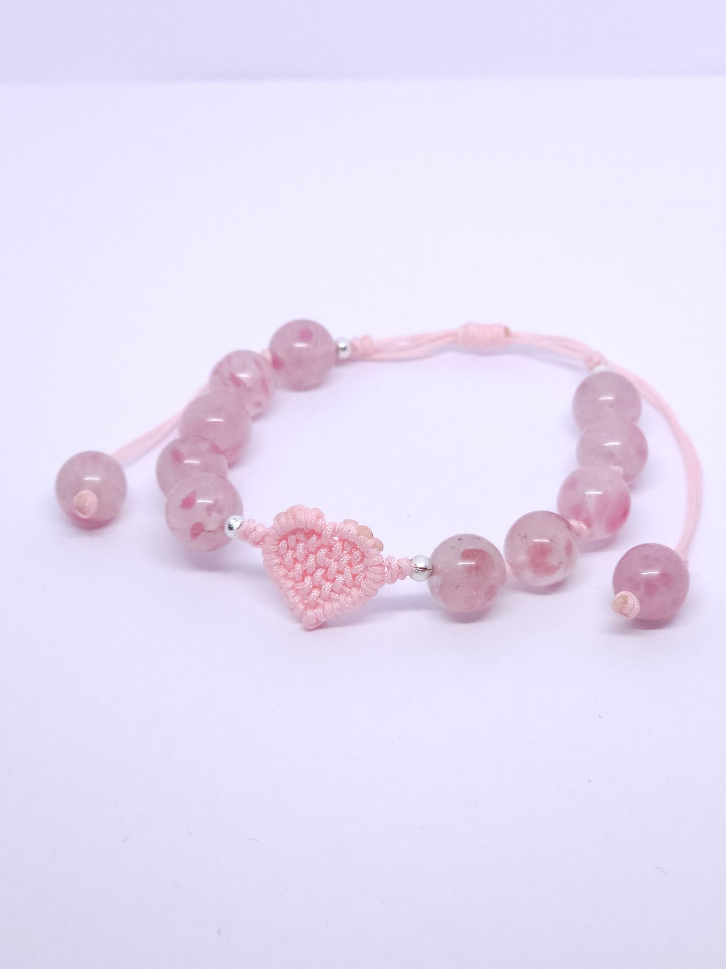 Macrame Heart Bracelet