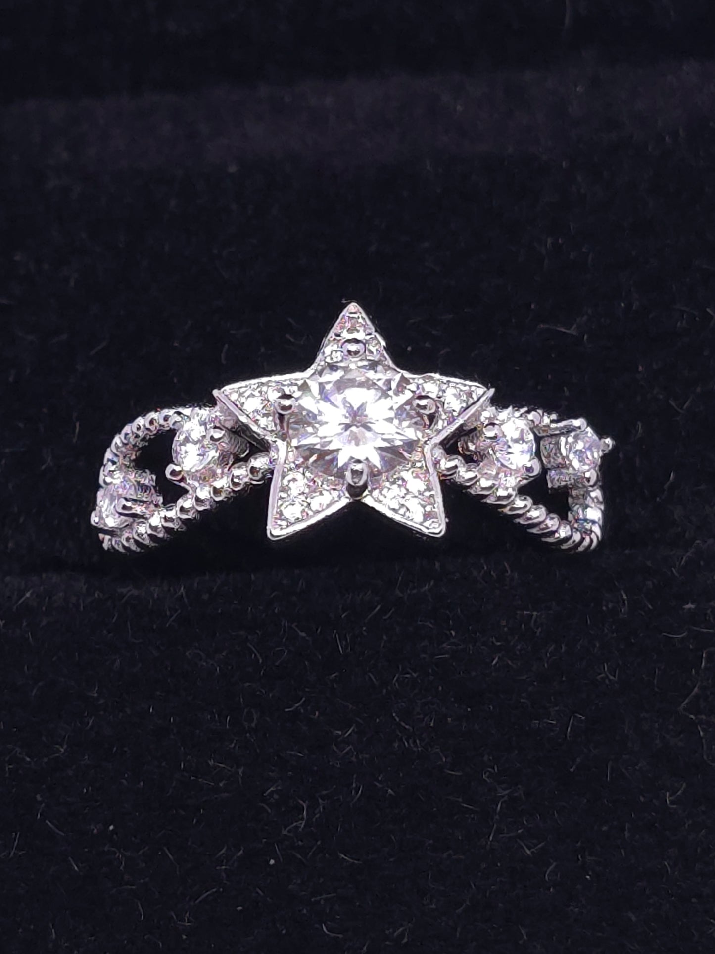 S925 - Moissanite Star Ring