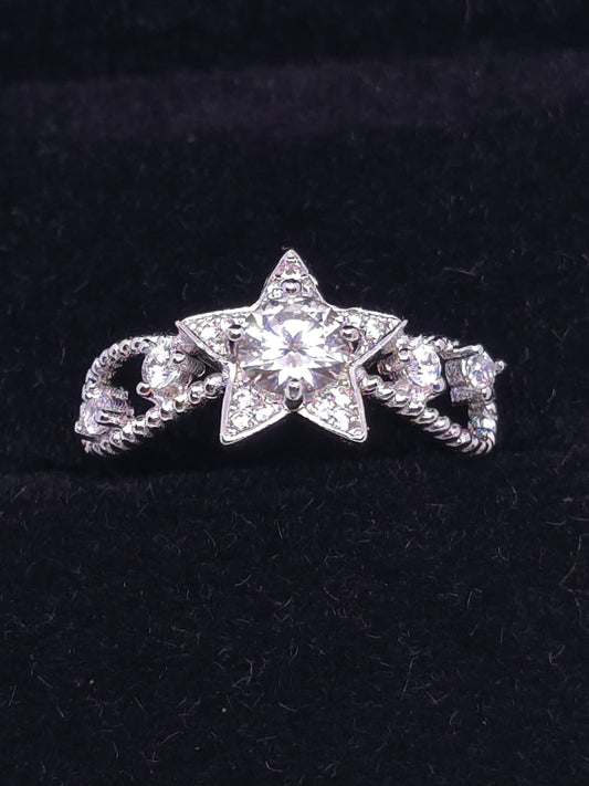 S925 - Moissanite Star Ring
