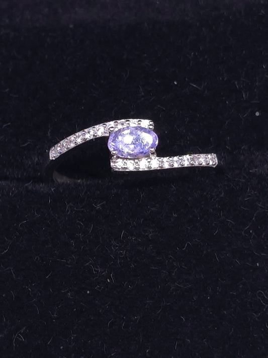S925 - Tanzanite Bypass Ring