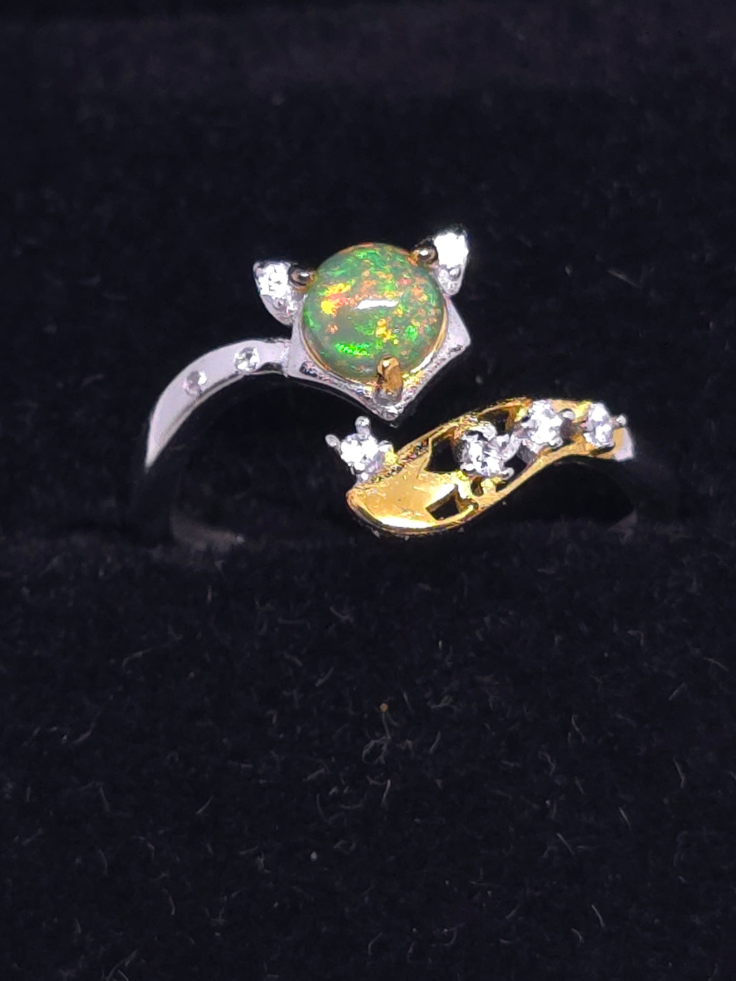 S925 - Opal Fox Ring