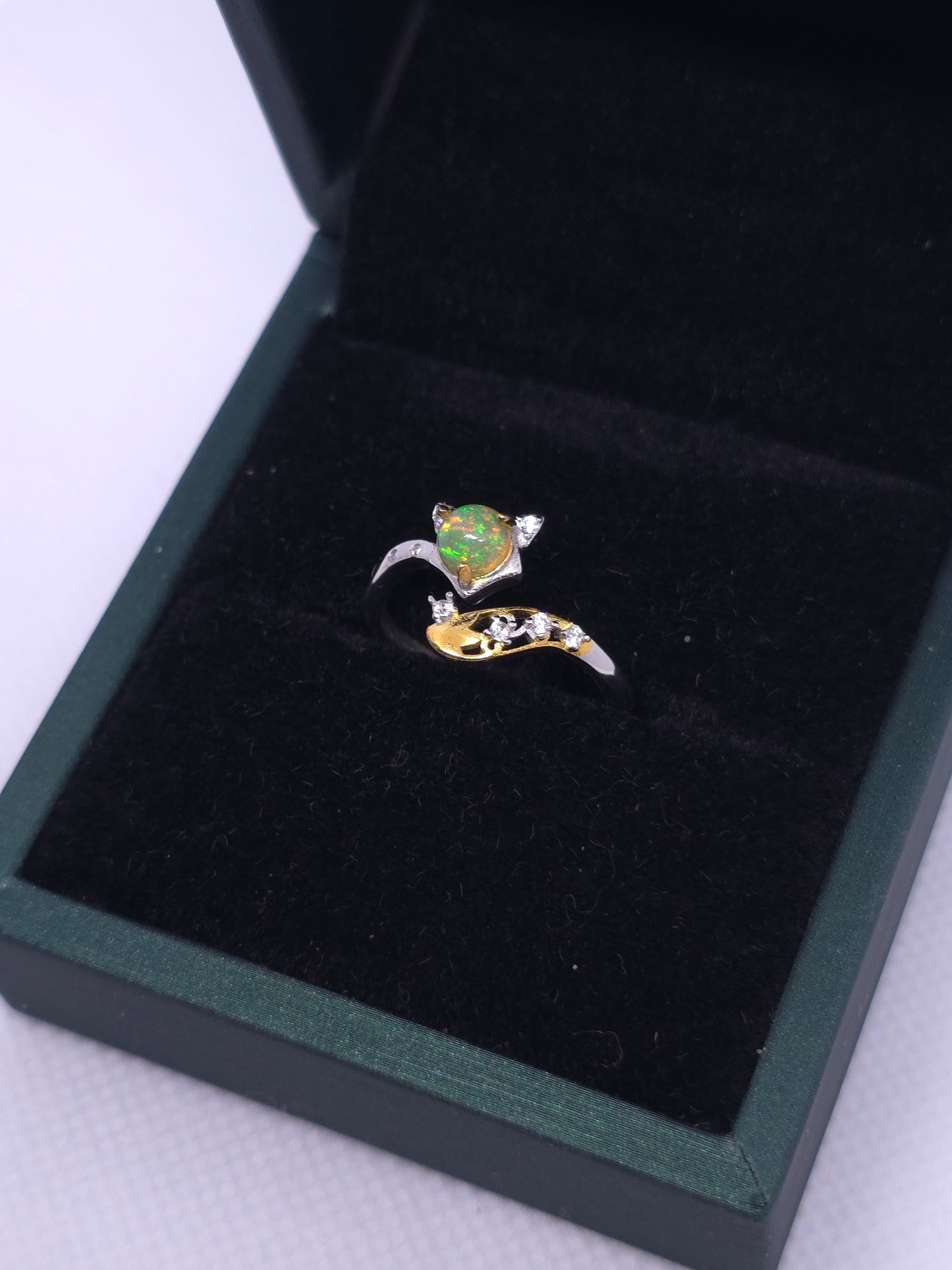 S925 - Opal Fox Ring